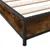 Produktbild 7 för Sängram rökfärgad ek 90x190 cm konstruerat trä och metall