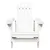 Produktbild 3 för Adirondackstol vit 69x85x90,5 cm massivt granträ