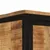 Produktbild 6 för Väggmonterat badrumsskåp 40x27x180 cm järn och massivt mangoträ