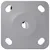 Produktbild 4 för Parasollfot för Ø32/34/38 mm stolpe silver stål