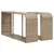 Produktbild 8 för Loungegrupp för trädgården m. dynor 11 delar beige konstrotting