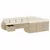 Produktbild 2 för Loungegrupp för trädgården m. dynor 11 delar beige konstrotting
