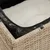 Produktbild 7 för Matgrupp för trädgården med dynor 7 delar beige konstrotting