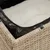 Produktbild 9 för Matgrupp för trädgården med dynor 7 delar beige konstrotting