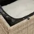 Produktbild 7 för Loungegrupp för trädgården m. dynor 11 delar beige konstrotting
