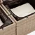 Produktbild 9 för Soffgrupp för trädgården med dynor 9 delar beige konstrotting