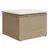Produktbild 6 för Loungegrupp för trädgården m. dynor 11 delar beige konstrotting
