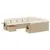 Produktbild 2 för Loungegrupp för trädgården m. dynor 11 delar beige konstrotting