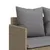 Produktbild 6 för Soffgrupp för trädgården med dynor 5 delar beige konstrotting