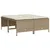Produktbild 4 för Soffgrupp för trädgården med dynor 5 delar beige konstrotting