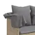 Produktbild 6 för Soffgrupp för trädgården med dynor 5 delar beige konstrotting