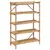 Produktbild 2 för Bokhylla 5 hyllplan 100x40x150 cm bambu