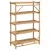 Produktbild 6 för Bokhylla 5 hyllplan 100x40x150 cm bambu