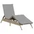 Produktbild 4 för Solsängar med dynor 2 st beige konstrotting