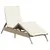 Produktbild 4 för Solsängar med dynor 2 st beige konstrotting