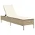 Produktbild 4 för Solsängar med dynor 2 st beige konstrotting