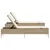 Produktbild 6 för Solsängar med dynor 2 st beige konstrotting