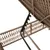 Produktbild 10 för Solsängar med dynor 2 st beige konstrotting