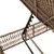 Produktbild 10 för Solsängar med dynor 2 st beige konstrotting