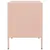 Produktbild 7 för Sängskåp rosa 36x39x50,5 cm stål