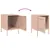 Produktbild 10 för Sängskåp rosa 36x39x50,5 cm stål