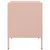 Produktbild 7 för Sängskåp rosa 36x39x50,5 cm stål