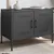 Produktbild 3 för Tv-bänk svart 68x39x50,5 cm stål