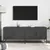 Produktbild 3 för Tv-bänk 2 st svart 68x39x50,5 cm stål
