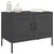 Produktbild 4 för Tv-bänk 2 st svart 68x39x50,5 cm stål
