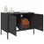 Produktbild 5 för Tv-bänk 2 st svart 68x39x50,5 cm stål