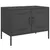 Produktbild 6 för Tv-bänk 2 st svart 68x39x50,5 cm stål