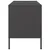 Produktbild 8 för Tv-bänk 2 st svart 68x39x50,5 cm stål