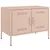 Produktbild 2 för Tv-bänk rosa 68x39x50,5 cm stål