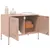 Produktbild 5 för Tv-bänk rosa 68x39x50,5 cm stål