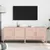 Produktbild 3 för Tv-bänk 2 st rosa 68x39x50,5 cm stål