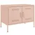 Produktbild 6 för Tv-bänk 2 st rosa 68x39x50,5 cm stål