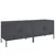Produktbild 2 för Tv-bänk 2 st antracit 68x39x50,5 cm stål