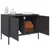 Produktbild 5 för Tv-bänk 2 st antracit 68x39x50,5 cm stål