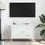 Produktbild 3 för Tv-bänk vit 68x39x50,5 cm stål