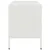 Produktbild 7 för Tv-bänk vit 68x39x50,5 cm stål