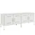 Produktbild 2 för Tv-bänk 2 st vit 68x39x50,5 cm stål