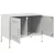 Produktbild 10 för Tv-bänk 2 st vit 68x39x50,5 cm stål