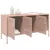 Produktbild 5 för TV-skåp rosa 100,5x39x50,5 cm stål