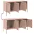 Produktbild 10 för TV-skåp rosa 100,5x39x50,5 cm stål