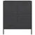 Produktbild 6 för Skänk svart 68x39x79 cm stål