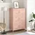 Produktbild 3 för Högskåp rosa 68x39x113 cm stål