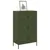Produktbild 4 för Högskåp olivgrön 68x39x113 cm stål