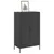 Produktbild 4 för Högskåp svart 68x39x113 cm stål