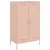 Produktbild 2 för Högskåp rosa 68x39x113 cm stål