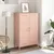 Produktbild 3 för Högskåp rosa 68x39x113 cm stål